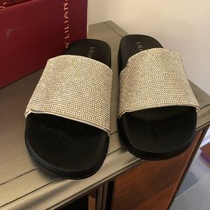 Bling slides size 7